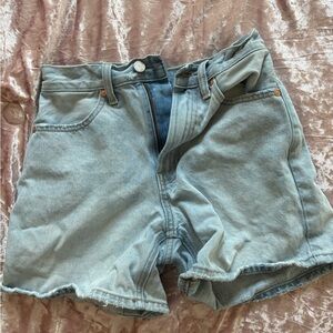 demin shorts, NWT, washed but never worn